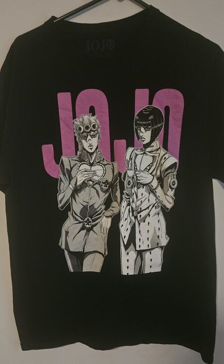Ripple Junction Tops - Jojo's Bizarre Adventures Shirt Size Large Giorno Giovanna Bruno Bucciarati